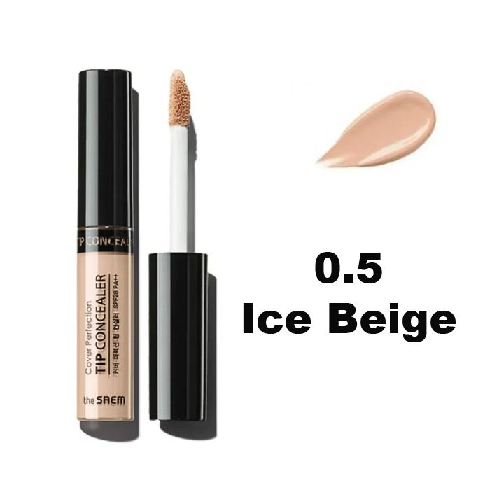 The Saem Консилер для маскировки недостатков кожи 6,5 г Cover Perfection Tip Concealer SPF28 РА, оттенок #1