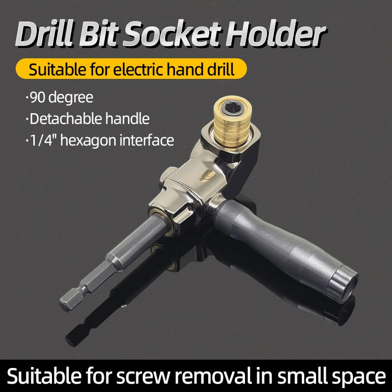 Адаптер угловой для дрели Насадка угловая для шуруповерта, для ...