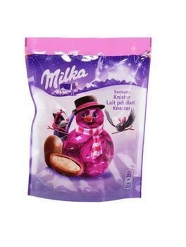 Новогодние шоколадные яйца конфеты Milka Xmas Bonbons Knister (Германия), 86 г  #1