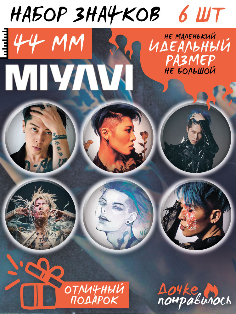 Значки на рюкзак Мияви miyavi #1