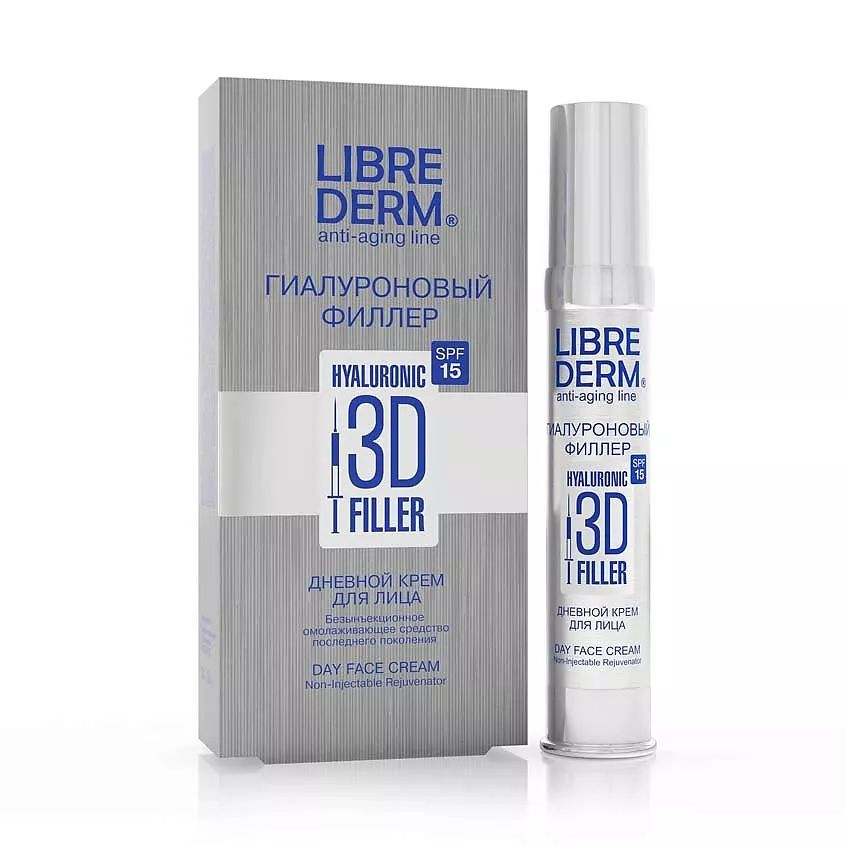 LIBREDERM Крем для лица дневной гиалуроновый SPF 15 (Hyaluronic 3D Filler Day Face Cream) 30 мл  #1