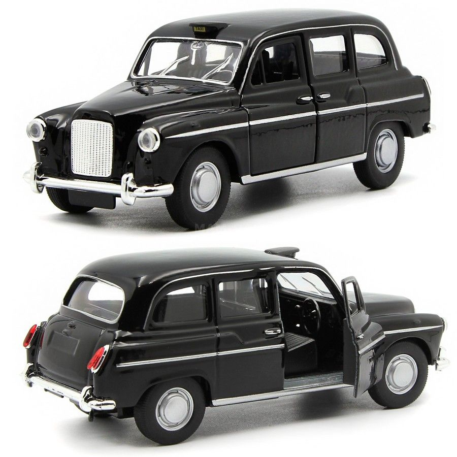 Машинка металлическая Welly 1:39 Austin FX4 London Taxi (Лондонское такси  Остин Таксикэб) инерционная, двери открываются / Черный - купить с  доставкой по выгодным ценам в интернет-магазине OZON (972542002)