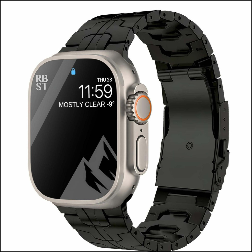 Титановый ремешок для Apple Watch Ultra 49 мм ремешок ссылка браслет ...