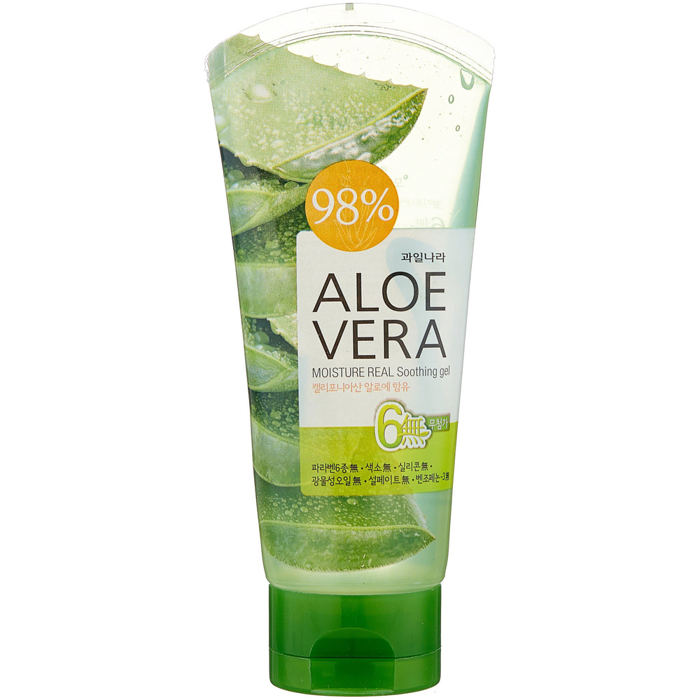 Welcos Универсальный гель успокаивающий Aloe Vera Moisture Real Soothing Gel, 150 мл  #1