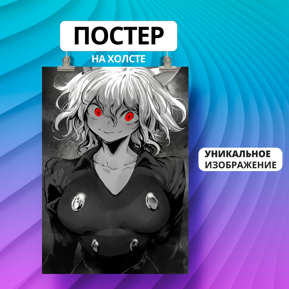 Постер Neferpitou Hunter X НЕФЕРПИТУ хантер аниме манга 50х70