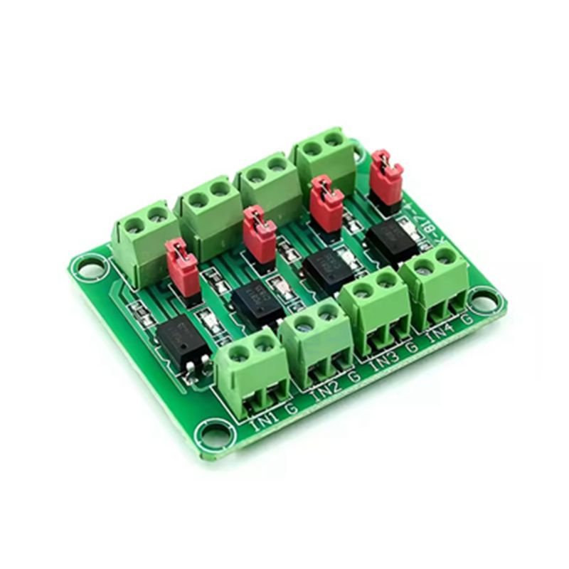 817 Оптопара 4-канальная плата изоляции напряжения Модуль адаптера ...