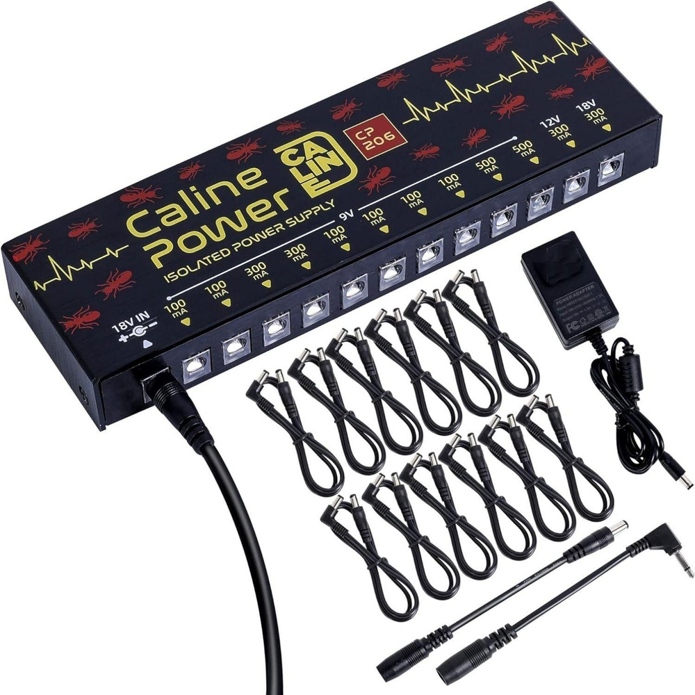 Блок питания для педалей гитарных эффектов Caline CP-206 Multi-Output ...