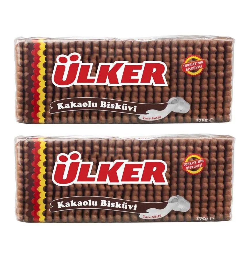 Шоколадное печенье Ulker Petit Kakaolu, 2 уп по 175 г, Турция - купить ...