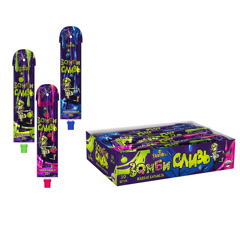 Жидкая карамель fun Candy lab зомби слизь 30 шт по 20 гр #1