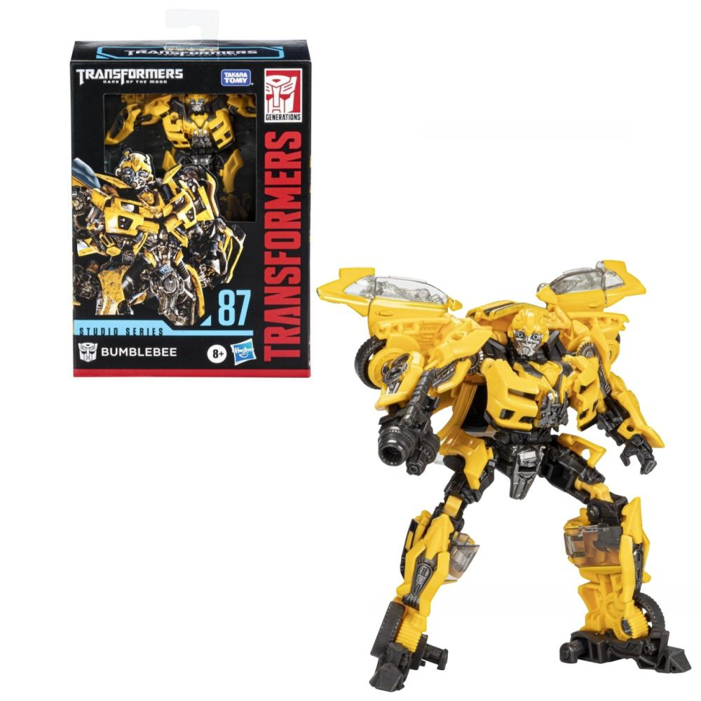 Игрушка Hasbro Transformers Toys Studio Series SS87 Делюкс Трансформеры:  Темная сторона Луны Фигурка Бамблби, от 8 лет, 4,5 дюйма F3168 - купить с  доставкой по выгодным ценам в интернет-магазине OZON (1478126714)