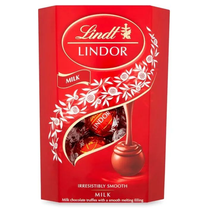 Шоколадные конфеты Lindt Lindor (Линдор) Milk Молочные 200 гр - купить ...
