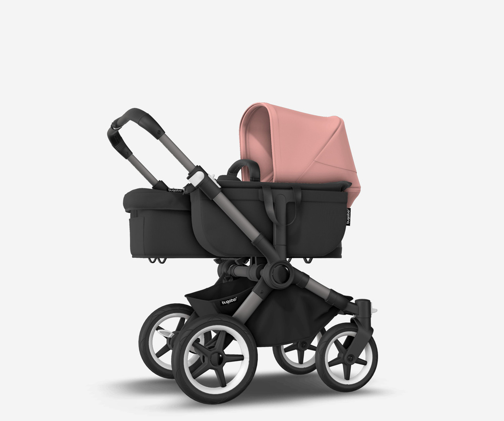 Коляска Bugaboo Donkey 5 Mono Morning pink/midnight black/graphite ...