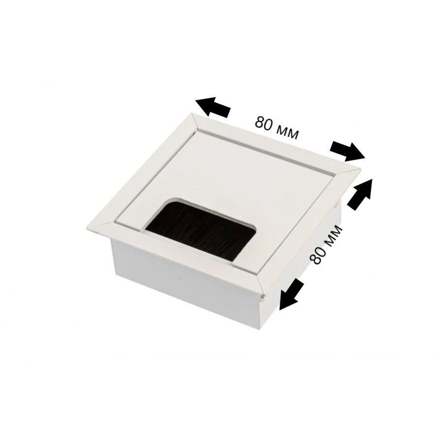 Заглушка пропуск под кабель, кабель канал прямоугольный для стола и ...