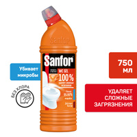 Sanfor chlorum гель д чист ванн и туалета 750мл