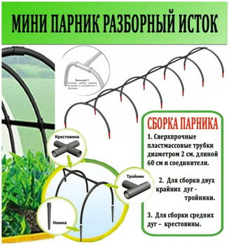 Парник переносной рассадный 50 х 60 х 55 см - купить с доставкой на дом в СберМаркет