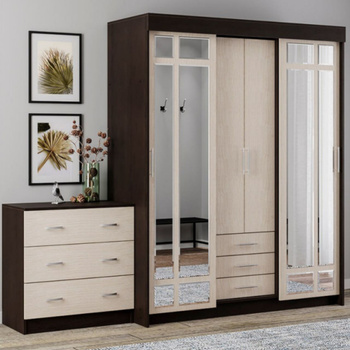 Раздвижные встраиваемые шкафы — купить мебель по цене производителя