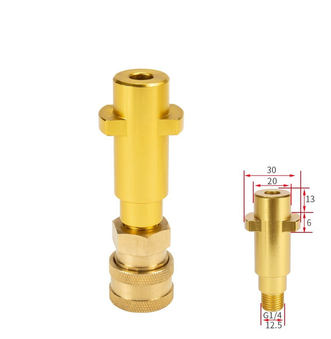 Быстроразъемный соединитель 1/4 дюйма для пистолета-распылителя для ...