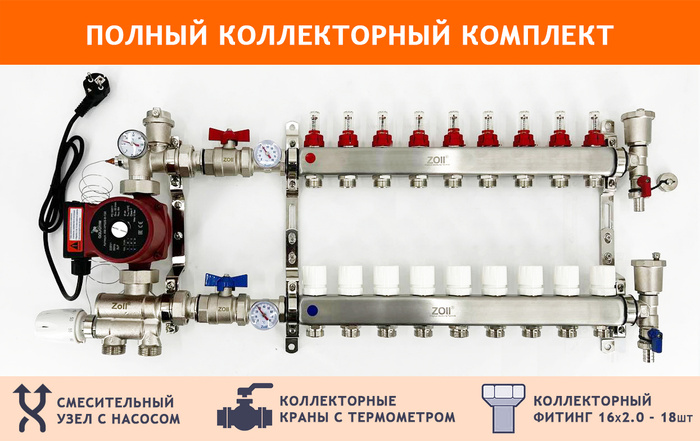 Петля водяного теплого пола