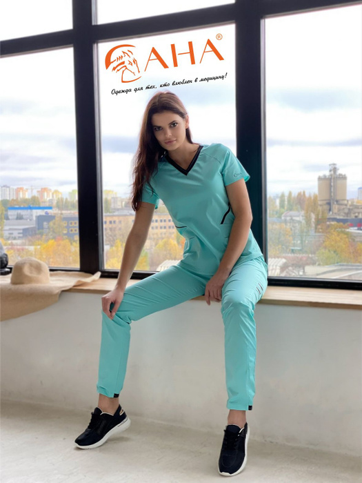 Медицинский костюм САНА модель Анатомия Грей/для врачей/бьюти мастеров ...