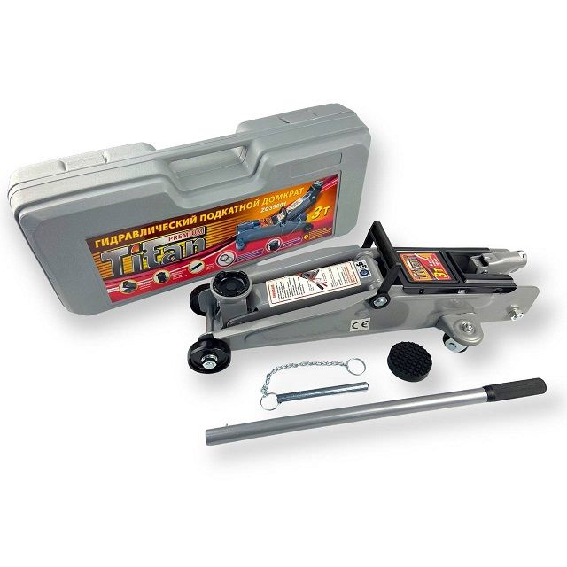 Домкрат автомобильный Подкатной Гидравлический TITAN 20797, 3 т ...