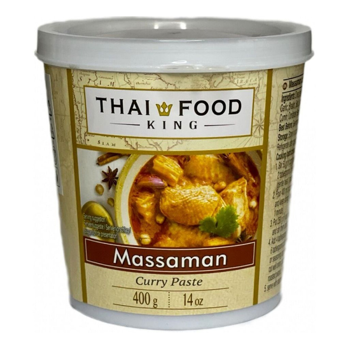 Паста Массаман карри Тайская Тай Фуд Кинг Thai Food King, 400 г купить с доставкой по выгодным