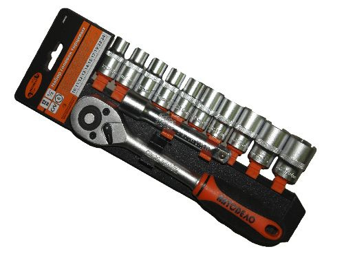 Набор головки 10-32 торц. Набор торцевых головок с трещоткой stels 1/4 (18 шт) 13573. Набор головки 10-32 торц. Набор головок на трещетку. Stels 14126.