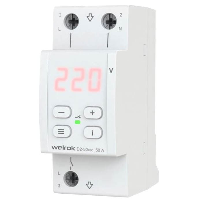 Реле напряжения rbuz d2-63. Реле напряжения welrok/d2-63 red. Rbuz d2-63. Реле напряжения welrok. Welrok d2 40 реле.