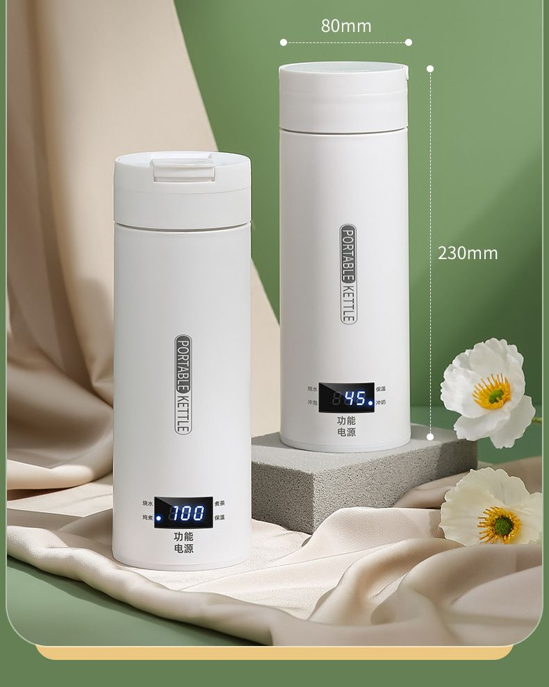 304 ЖК-дисплей, интеллектуальный нагревательный электрический стакан ...