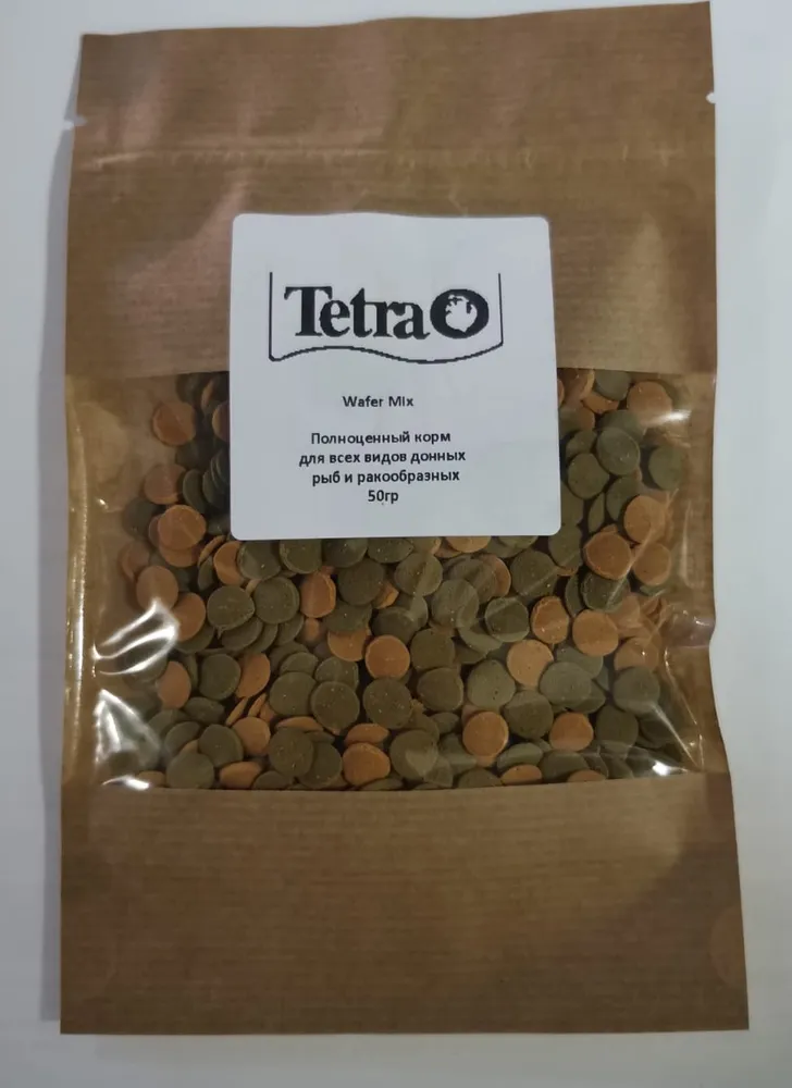 Корм для рыб Tetra Wafer Mix, донных рыб и ракообразных, 50г/104мл, 50 г, 104 мл