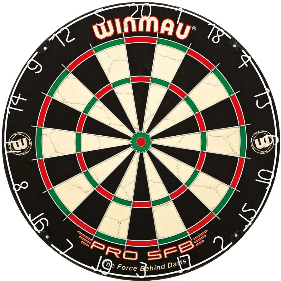 Комплект для игры в Дартс WINMAU MASTER. Сизалевая мишень, вариант, фото 3