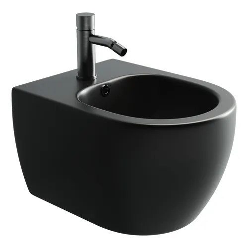 Подвесное биде Ceramicanova Play CN3002MB чёрный матовый