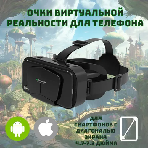 Очки виртуальной реальности для телефона / vr очки для смартфона