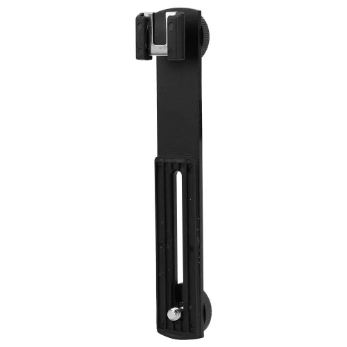 Кронштейн для вспышки алюминиевый, двойной крестовидный, аксессуар для фототехники, съемка со вспышк