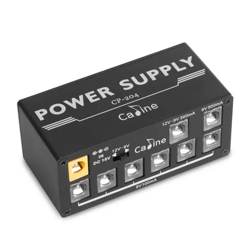 Блок питания для педалей гитарных эффектов Caline CP-204 Multi-Output Power Supply