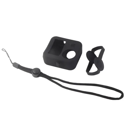 Защитный чехол PU454B из мягкого силикона с крышкой объектива для GoPro Max Body