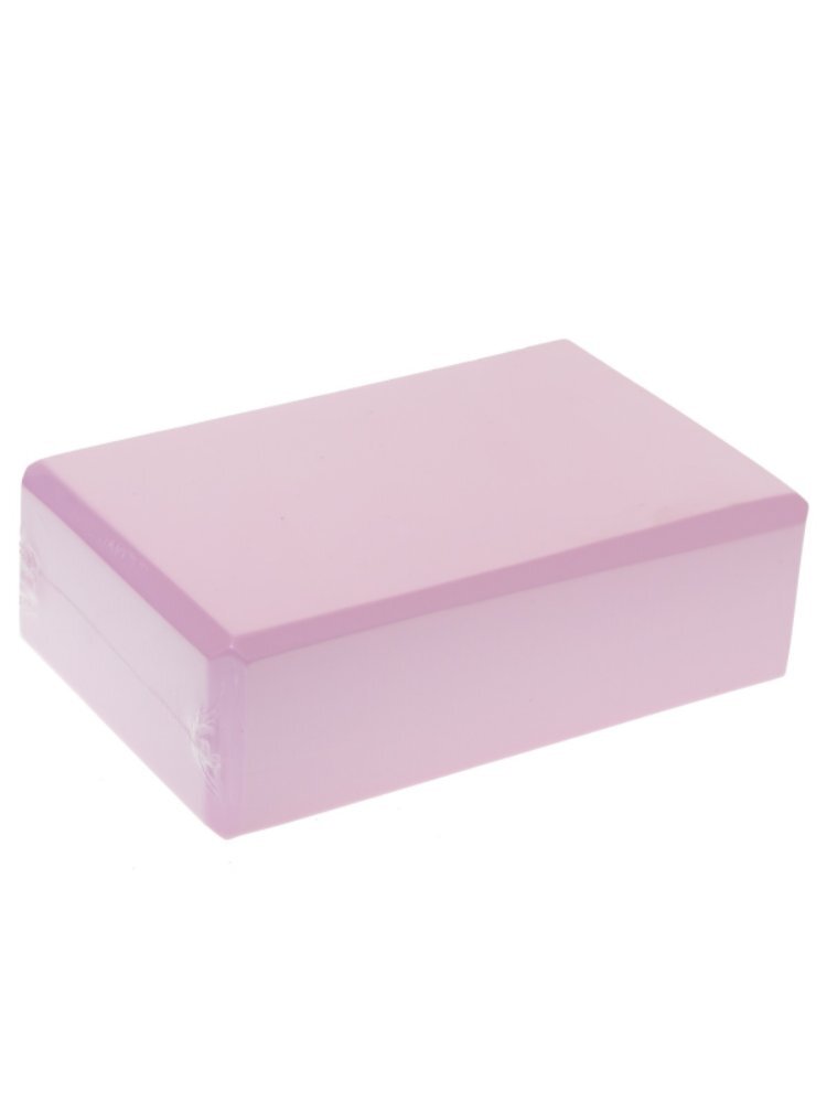 Блок EVA для йоги, розовый 23x15x7.6см Блок EVA для йоги, розовый 23x15x7.6см