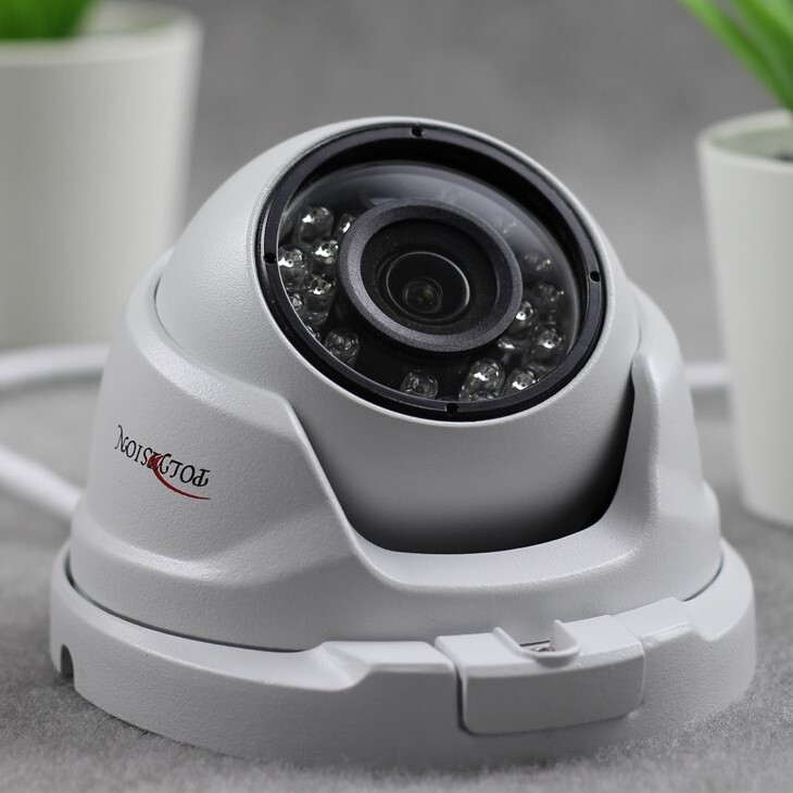 Polyvision Ip Camera Купольная 2Мп IP-камера уличная с фиксированным объективом и ...