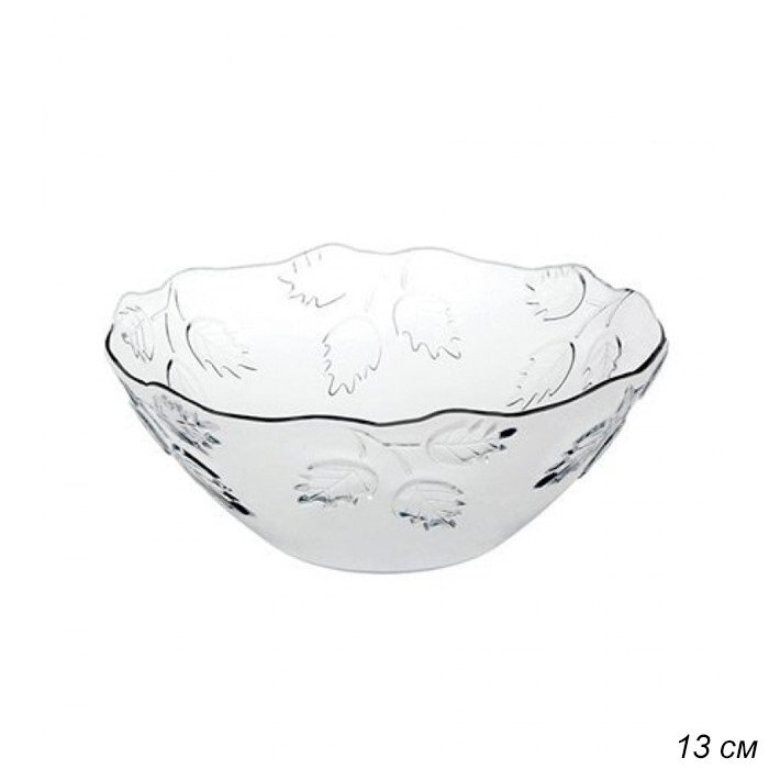 Салатник WHITE LILY PASTORAL , диаметр 13 см, стекло Салатник WHITE LILY PASTORAL , диаметр 13 см, стекло