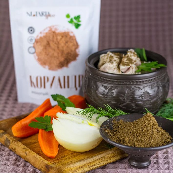 Кориандр целый (цельные круглые семена кориандра, полезная пряность ...
