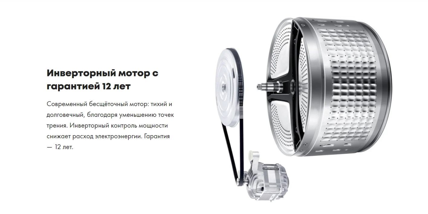 Стиральная машина Haier HW70, черный, белый - купить по выгодной цене в ...