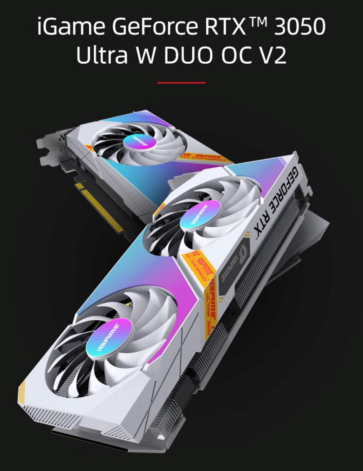Видеокарта 3050 colorful igame. Igame rtx 3050 ultra w duo oc. rtx 3050 colorful ultra. colorful geforce rtx 3050 igame ultra w duo oc. colorful igame geforce rtx 3050 ultra w duo oc 8g-v 8gb, retail.