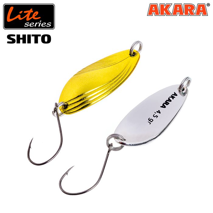 Блесна колеб. Akara Lite Series Shito 28 3,2 гр. Sil/Go
