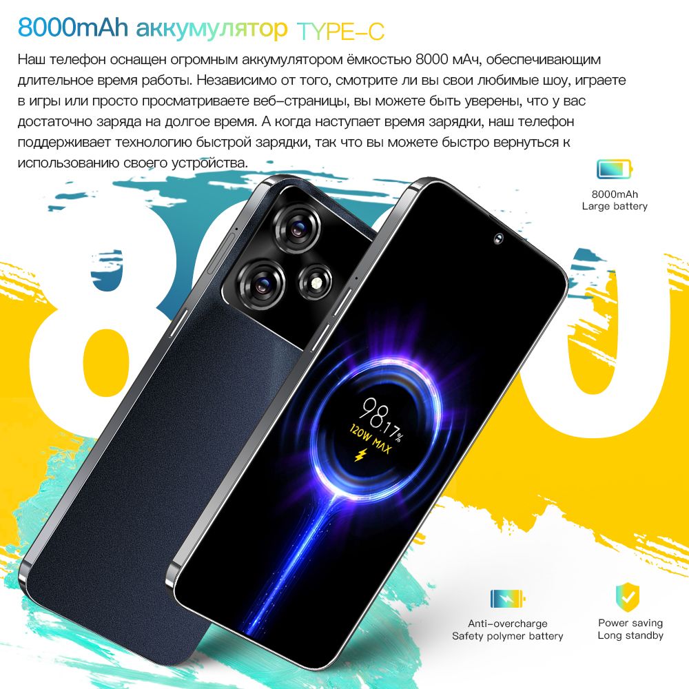 Смартфон HAPTY M6 Pro-Black - купить по выгодной цене в интернет-магазине  OZON (1313517159)