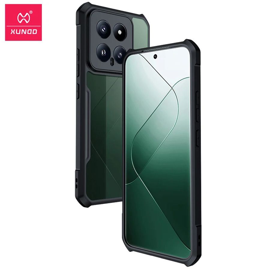 Xundd 智能手机壳 用于 Xiaomi 14, 聚碳酸酯, 黑色