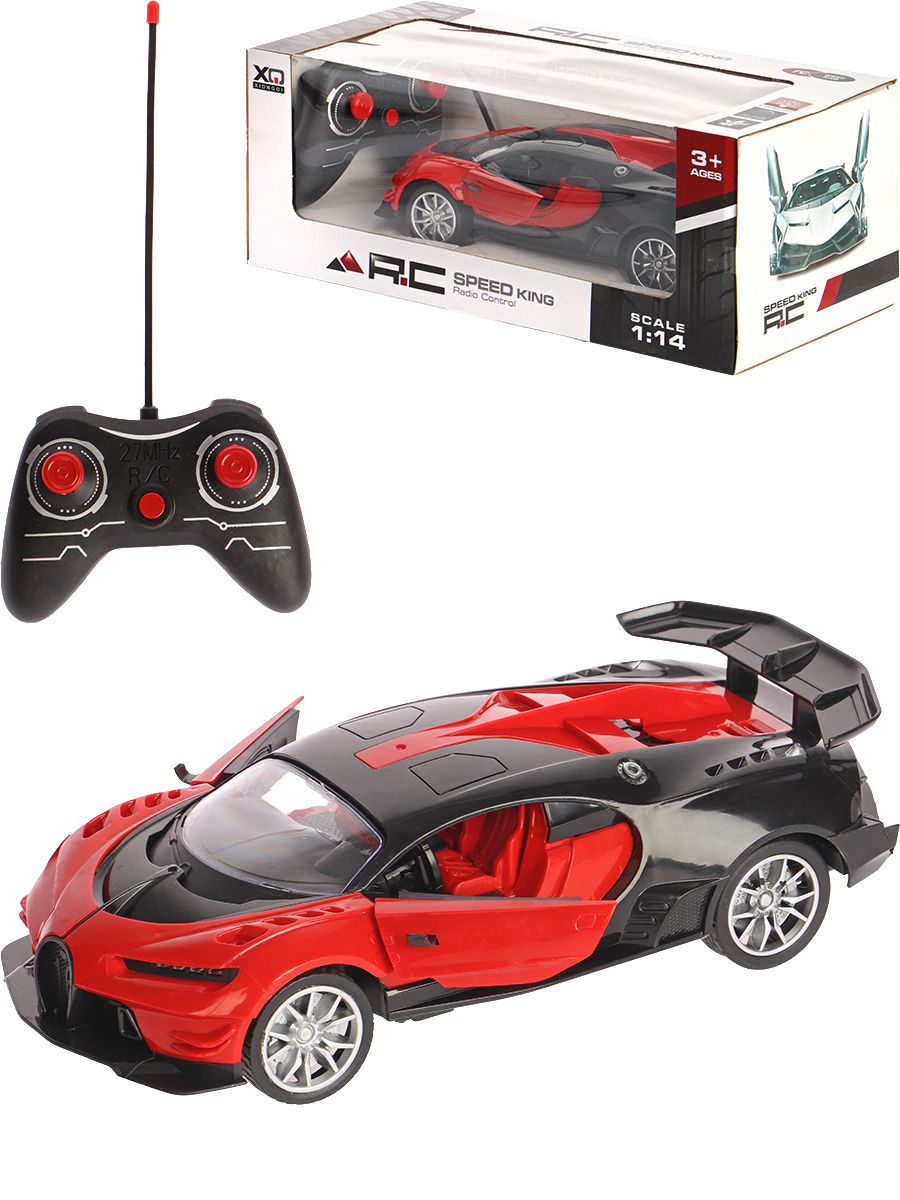 Машинка на р/у (28*12*8)"Гоночная"(бат.4шт.AA в компл.,в пульт 2шт.АА ...