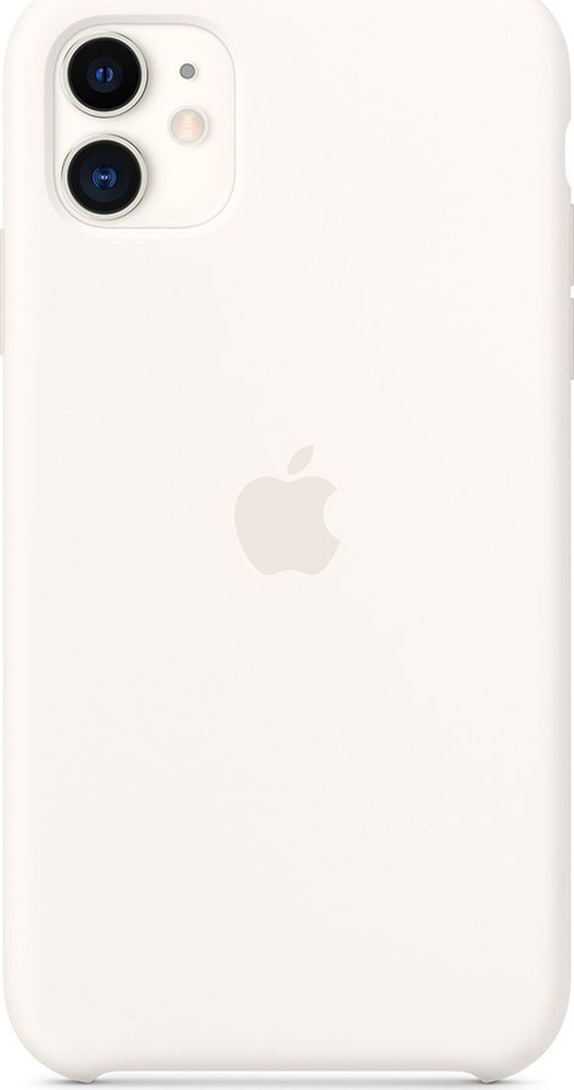 Чехол-накладка Apple Silicone Case для Apple iPhone 11 (MWVX2ZM/A), силикон, белый #1