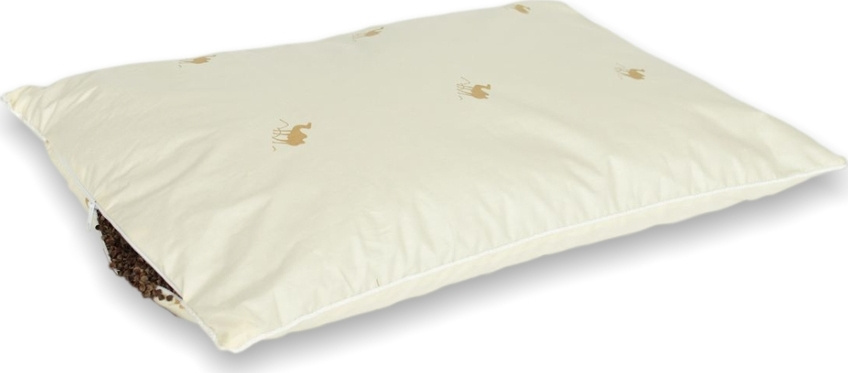Подушка Alvitek BUCKWHEAT 50х68, лузга гречихи, ткань: тик #1