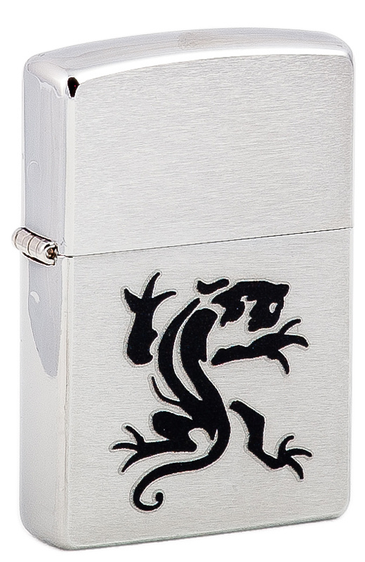 Зажигалка бензиновая ZIPPO Panther Brushed Chrome #1