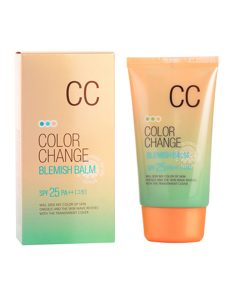 WELCOS Lotus СС крем Lotus Color Change Blemish Balm 50мл #1