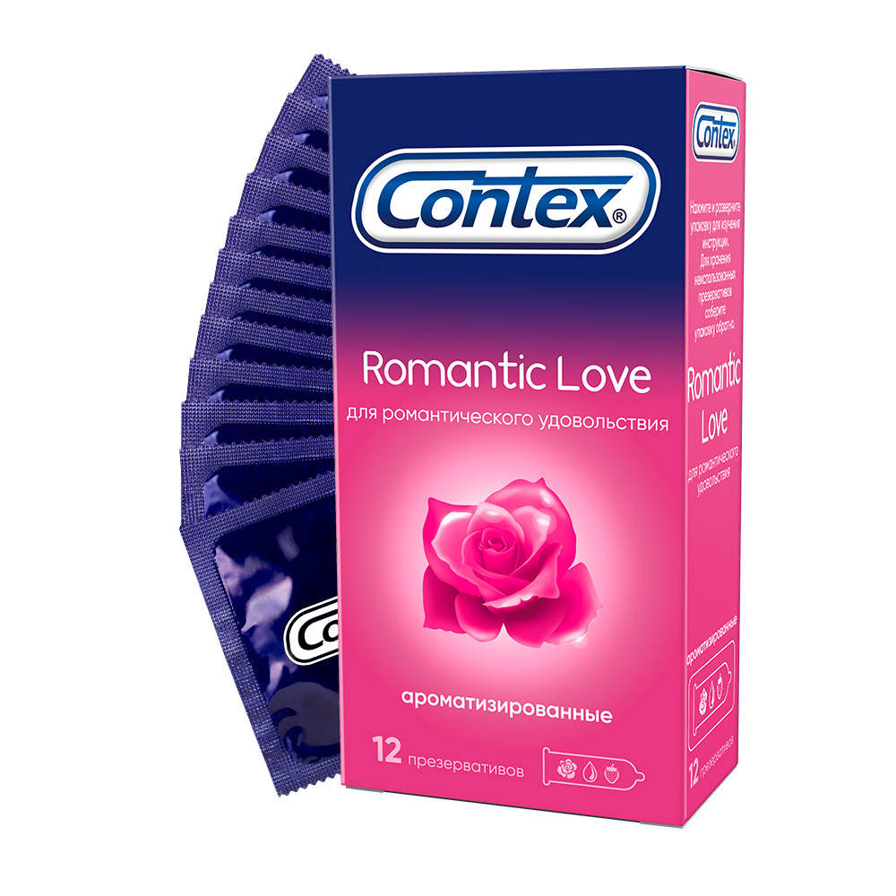 Презервативы Contex Romantic Love (ароматизированные) №12
